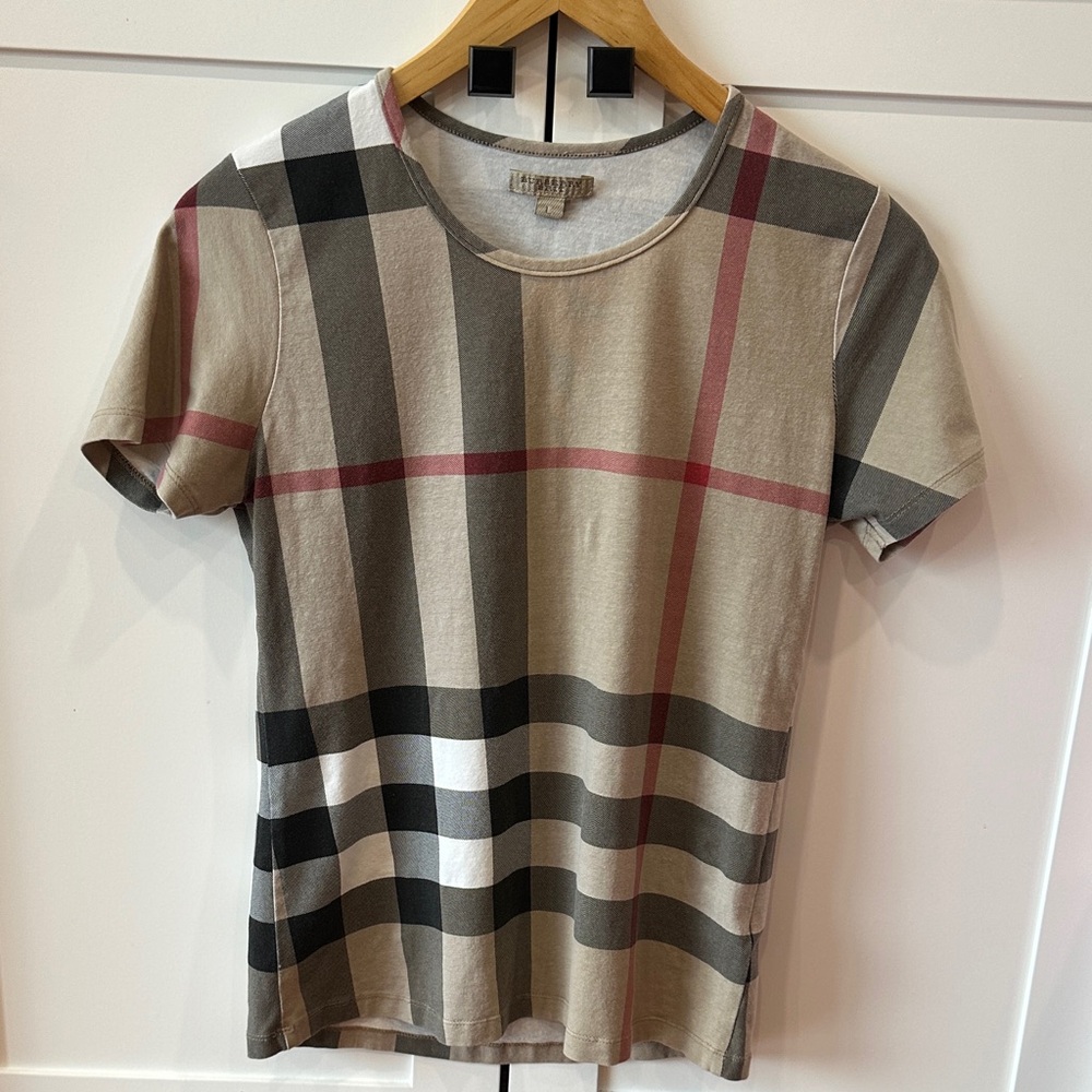 Burberry Brit Plaid T-Shirt